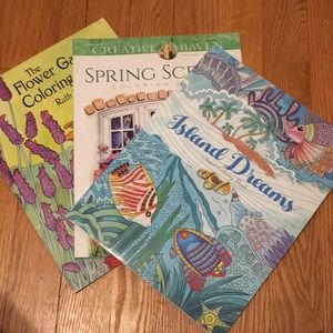 New Bundle of 3 Coloring Books